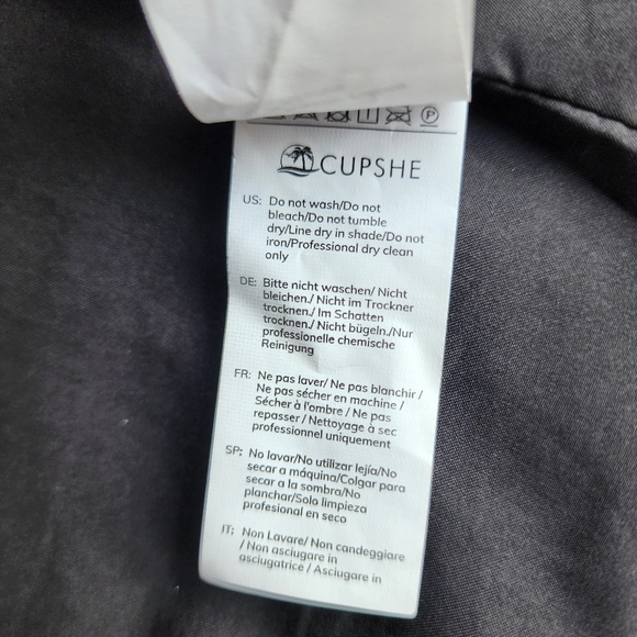 Cupshe Womens Faux Fur Black Open Front Vest Soft Cozy  Sz S - Picture 12 of 14